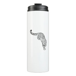 Leopard Tattoo Vintag Thermosbecher