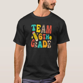 Leopard-Team 6. Klasse Lehrer Student wieder auf K T-Shirt