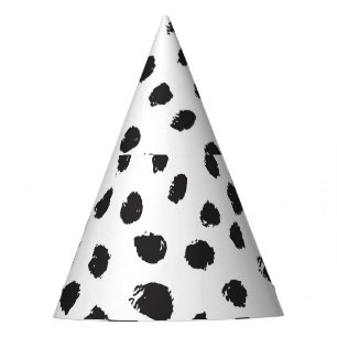 Leopard Textur: Vintages Nahtloses Muster. Partyhütchen