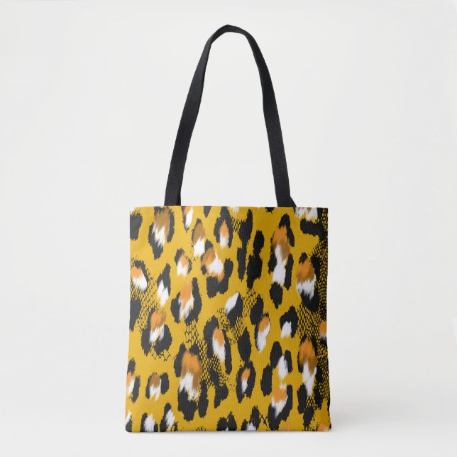 Leopard Texture Animal Print Hintergrund (Vorderseite)
