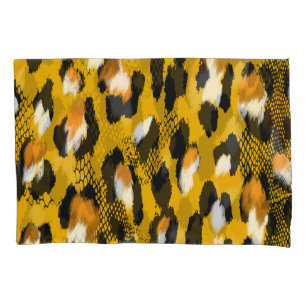 Leopard Texture Animal Print Hintergrund Kissenbezug