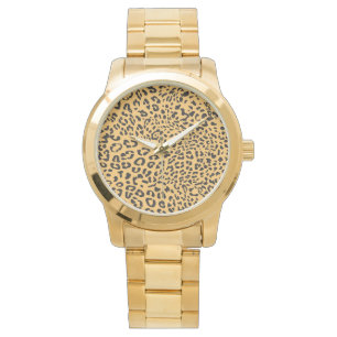 Leopard Texture Armbanduhr