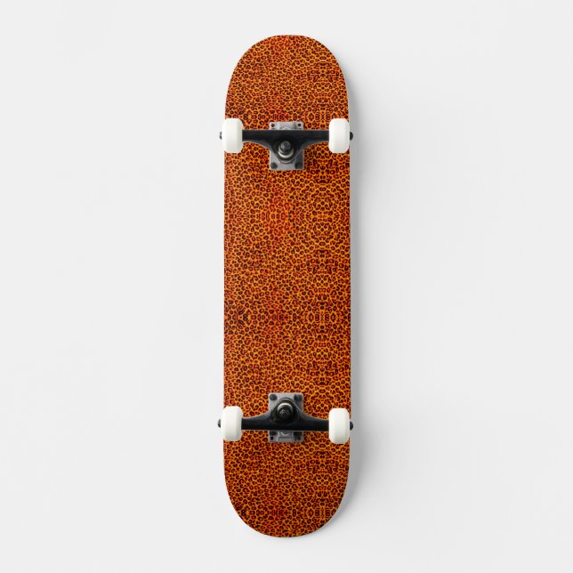 Leopard Texture Skateboard (Vorderseite)
