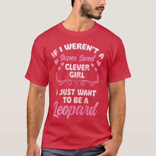 Leopard Tier Schutz Erde vintage T-Shirt (Vorderseite)