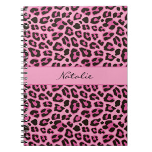 Leopard-Tierdruck-Hautmuster-Notizbuch Notizblock