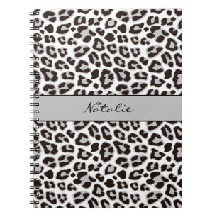 Leopard-Tierdruck-Hautmuster-Notizbuch Notizblock