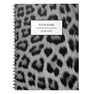 Leopard-Tierdruck-Hautmuster-Notizbuch Notizblock