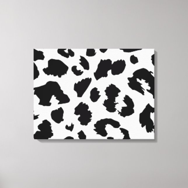 LEOPARD TIERDRUCK LEINWANDDRUCK (Vorderseite)