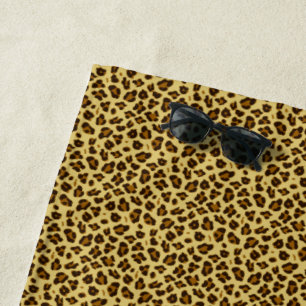 Leopard-Tierdruck-Muster-Badetuch Strandtuch