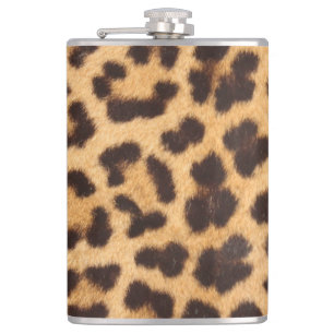 Leopard-Tierhaut-Druck Flachmann