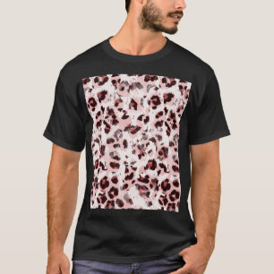 Leopard Tierhaut: Gefärbte Krawatte Elegance. T-Shirt