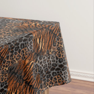 Leopard Tiger Skin Mode Tischdecke