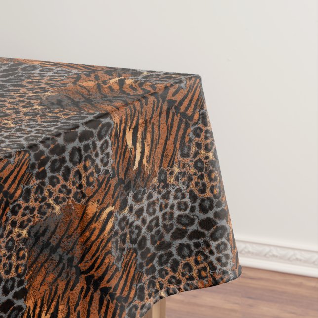 Leopard Tiger Skin Mode Tischdecke (Beispiel)