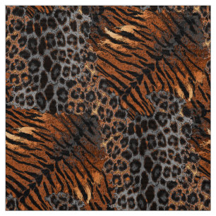 Leopard Tiger Skin trendy Stoff