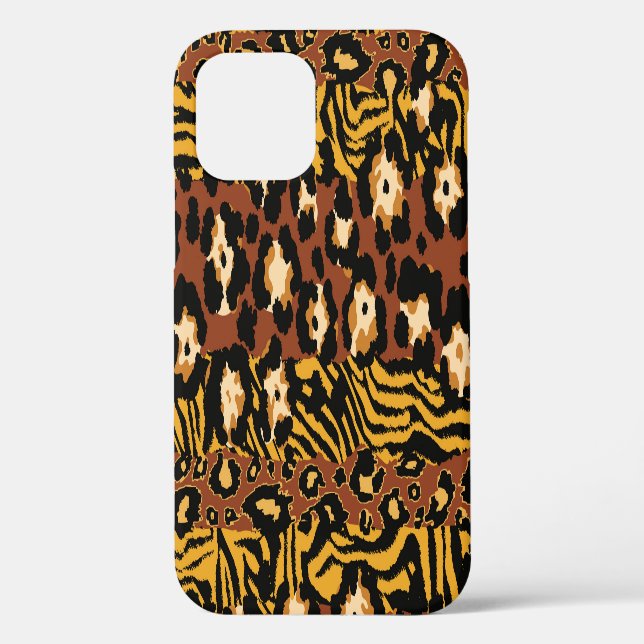 Leopard, Tigerhäute, wildes Muster. Case-Mate iPhone Hülle (Rückseite)