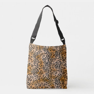 Leopard tragetaschen mit langen trägern