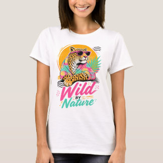 Leopard-Tropical-Grafik-Shirt Wild by Nature T-Shirt