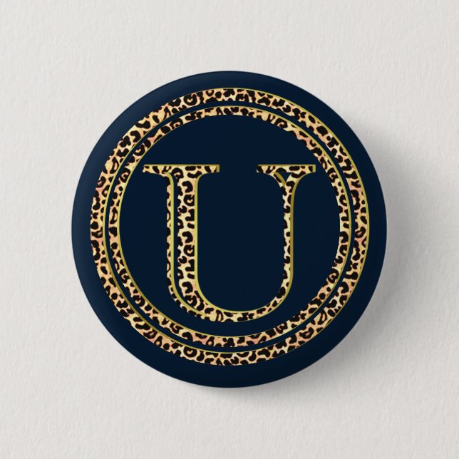Leopard U Button (Vorderseite)