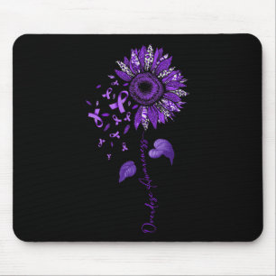 Leopard Überdosierung Bewusstsein für Lila Schleim Mousepad