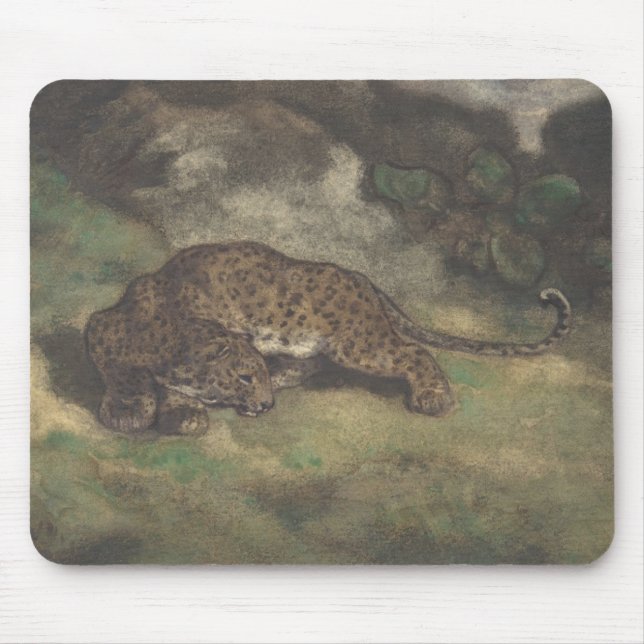 Leopard und Schlange Mousepad (Vorne)
