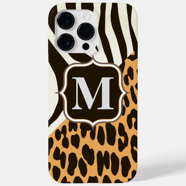 Leopard und Zebra Case-Mate iPhone Hülle (Rückseite)