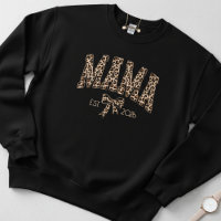 Leopard Varsity Mama Est Fett Femininer Stil