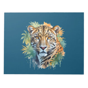 Leopard Vector Art Animal in the Majestic Nature Notizblock