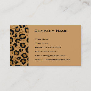 Leopard-Verabredungs-Erinnerungs-Karte Terminkarte