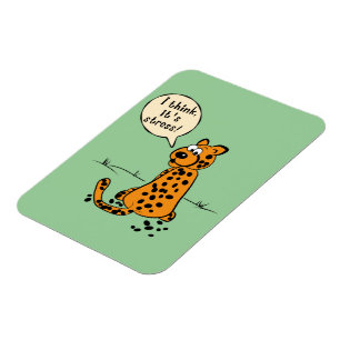 Leopard verliert Punkte - ich denke, es ist Stress Magnet
