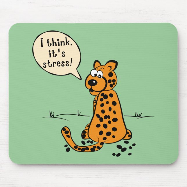 Leopard verliert Punkte - ich denke, es ist Stress Mousepad (Vorne)