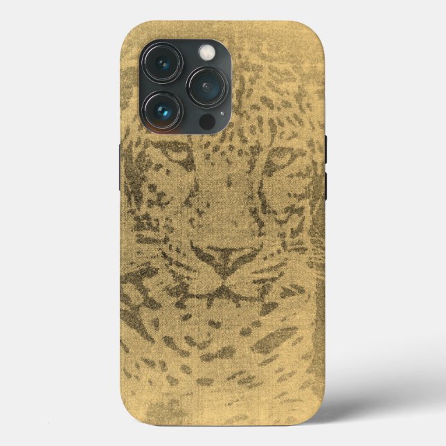 Leopard Vintag Case-Mate iPhone Hülle (Rückseite)
