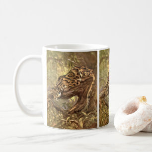 Leopard von CE Swan, Vintage Wildtiere Kaffeetasse