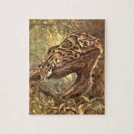 Leopard von CE Swan, Vintage Wildtiere Puzzle