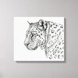 Leopard von Svetlana Ledneva-Schukina G013 Leinwanddruck
