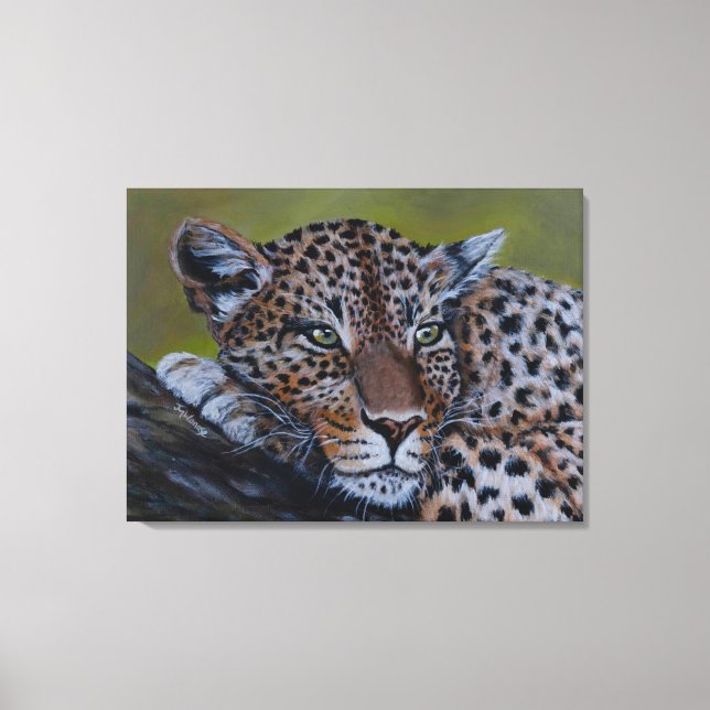 Leopard Wall Art Leinwanddruck (Vorderseite)