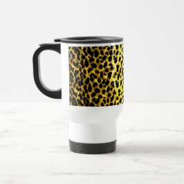 Leopard Wallpaper Reisebecher
