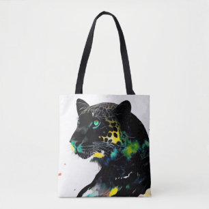 Leopard Wild Nature Animal Color Art Malerei