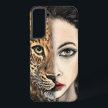 Leopard Woman Samsung Galaxy Hülle<br><div class="desc">Leopard Girl - Emotion - Original MIGNED Malerei - Wählen / Fügen Sie Ihren einzigartigen Text / Name / Farbe - Make Your Special Gift - Neu formatieren und verschieben oder entfernen und fügen Sie Elemente / Text mit Anpassungs-Tool ! Malerei und Design von MIGNED. Bitte schauen Sie sich meine...</div>