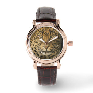 LEOPARD WRIST WATCH ARMBANDUHR