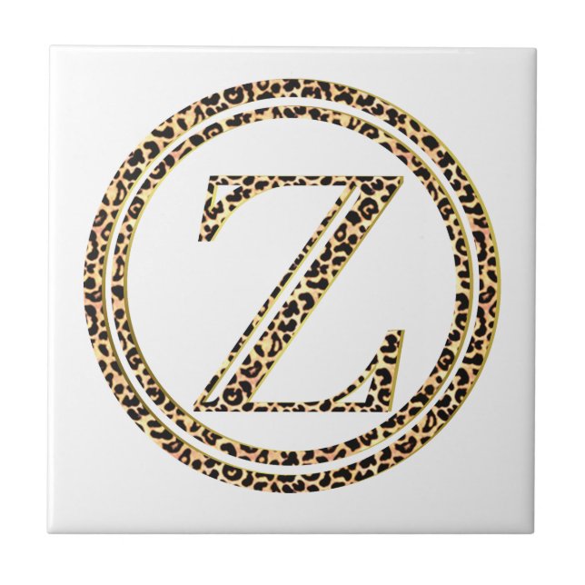 Leopard Z Fliese (Vorderseite)
