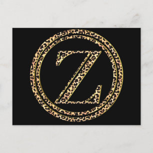 Leopard Z Postkarte