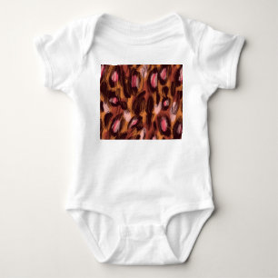 Leopard zeigt afrikanisches Tiermuster Baby Strampler