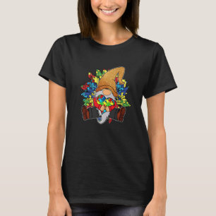 Leopard Zwerg hält Puzzleteile Autismus-Bewusstsei T-Shirt