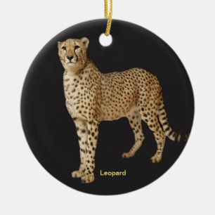 Leopardbild für Circle Ornament