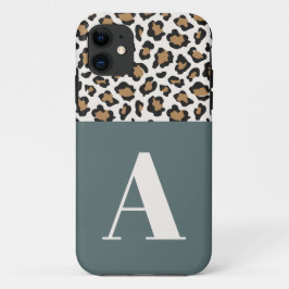 Leoparddruck Ersttypografie fett moderner Chic Case-Mate iPhone Hülle