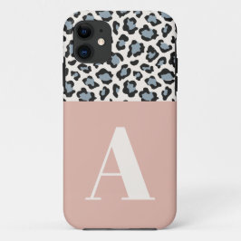 Leoparddruck Ersttypografie fett moderner Chic Case-Mate iPhone Hülle