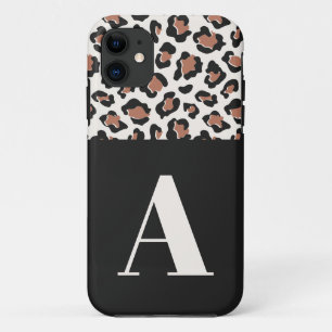 Leoparddruck Ersttypografie Moderne Terrakotta Case-Mate iPhone Hülle