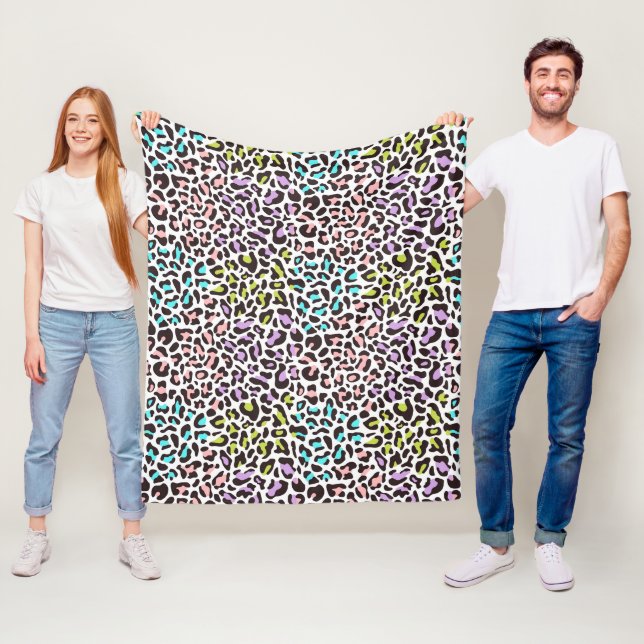 Leoparddruck Fleecedecke (Beispiel)
