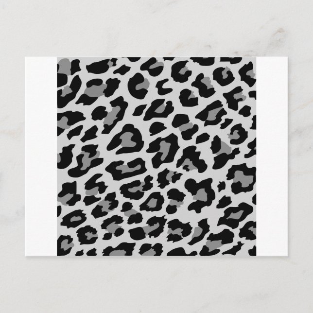 Leoparddruck Postkarte (Vorderseite)