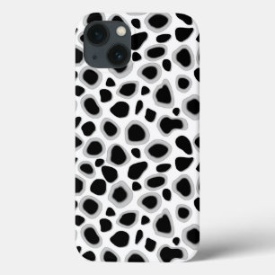 Leoparddruck - Schwarz und Weiß Case-Mate iPhone Hülle